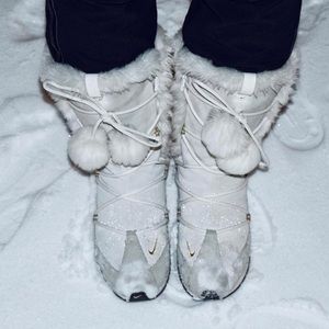 Nike Snow Shoes Winter Boots Fur